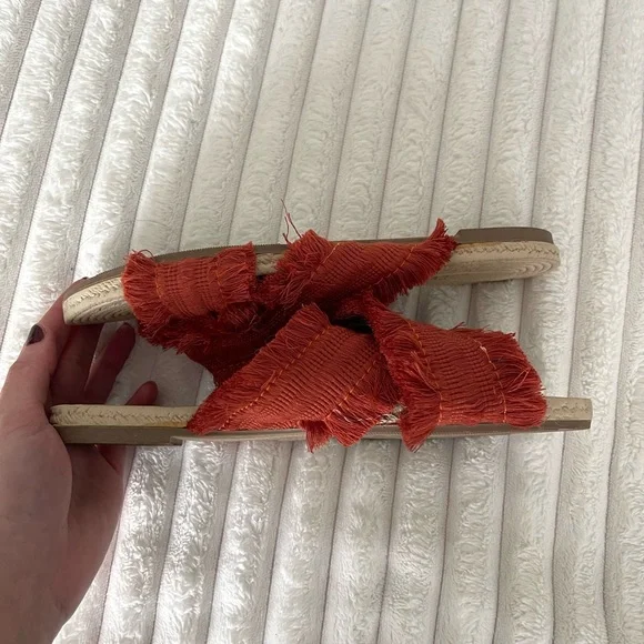 crevo woven cross strap slide sandals - Picture 4 of 5